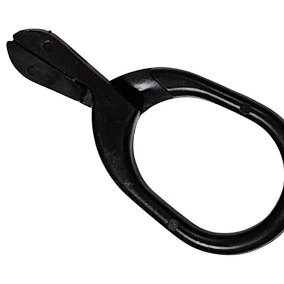 18pk Black Scarf Clip Hangers – Economic Plastic Fine Garment Pinch Hooks - Picture 4 of 6